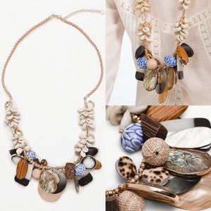 ZARA | Sea-Shell Statement Necklace